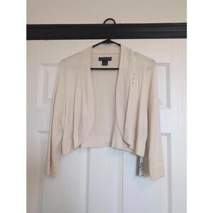 XL NWT cream shrug